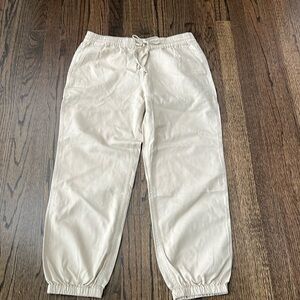 J. Crew khaki joggers size 8, NWT